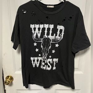 Wild West Black Graphic Tee
